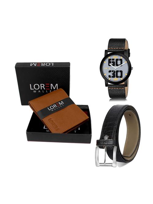 belt, wallet & watch gift combo - 19249846 - Very Small Image - 1