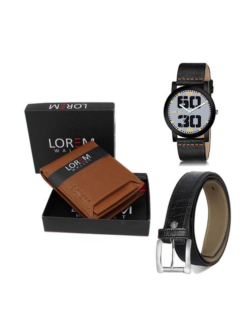 belt, wallet & watch gift combo - 19249852 - Very Small Image - 1