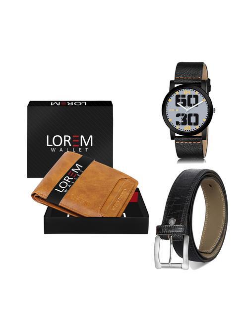 belt, wallet & watch gift combo - 19249864 - Very Small Image - 1