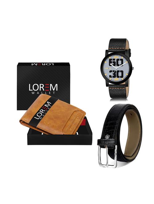 belt, wallet & watch gift combo - 19249867 - Very Small Image - 1