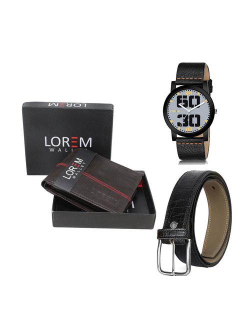 belt, wallet & watch gift combo - 19249872 - Very Small Image - 1