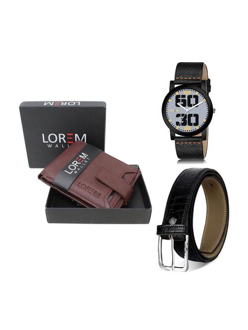 belt, wallet & watch gift combo - 19249885 - Very Small Image - 1