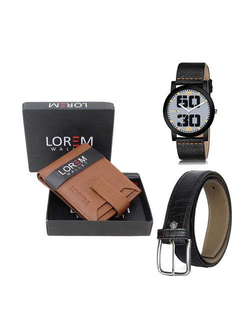 belt, wallet & watch gift combo - 19249890 - Very Small Image - 1