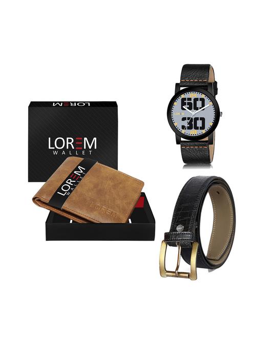 belt, wallet & watch gift combo - 19249905 - Very Small Image - 1