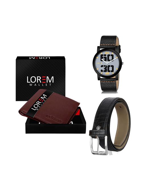 belt, wallet & watch gift combo - 19249916 - Very Small Image - 1