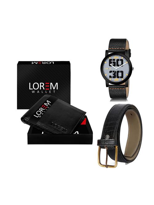 belt, wallet & watch gift combo - 19249919 - Very Small Image - 1