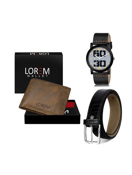 belt, wallet & watch combo - 19249975 - Very Small Image - 1