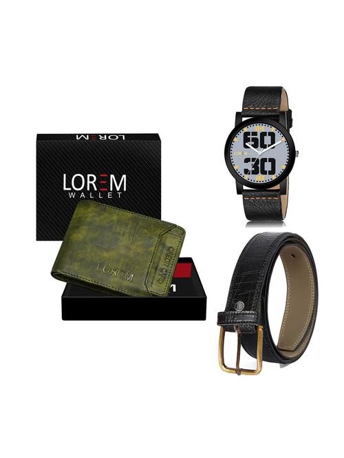 belt, wallet & watch combo - 19249991 - Very Small Image - 1