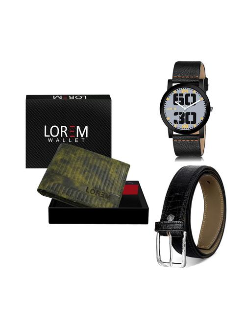 belt, wallet & watch combo - 19250011 - Very Small Image - 1
