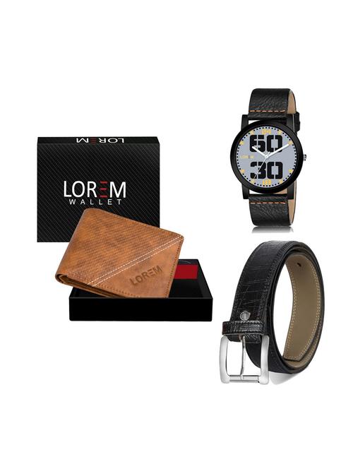 belt, wallet & watch combo - 19250026 - Very Small Image - 1