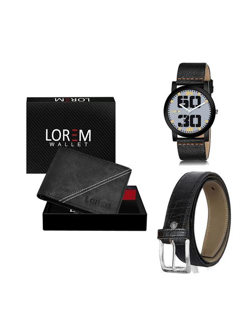 belt, wallet & watch combo - 19250042 - Very Small Image - 1