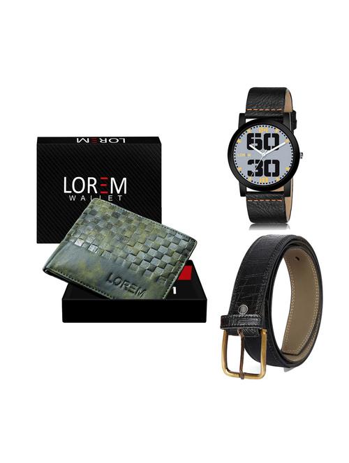 belt, wallet & watch combo - 19250057 - Very Small Image - 1