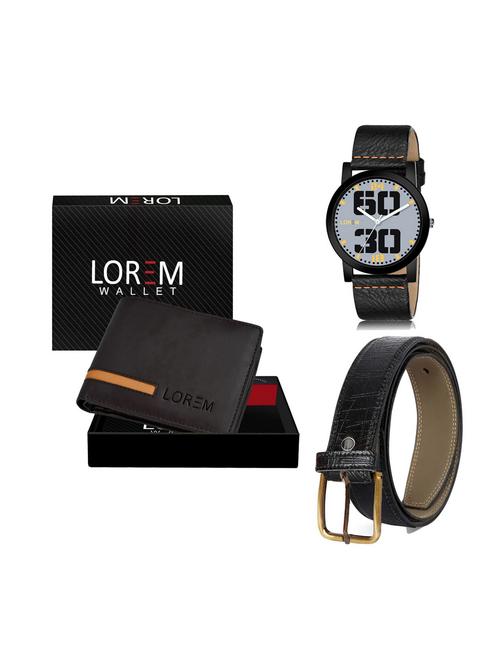 belt, wallet & watch combo - 19250087 - Very Small Image - 1