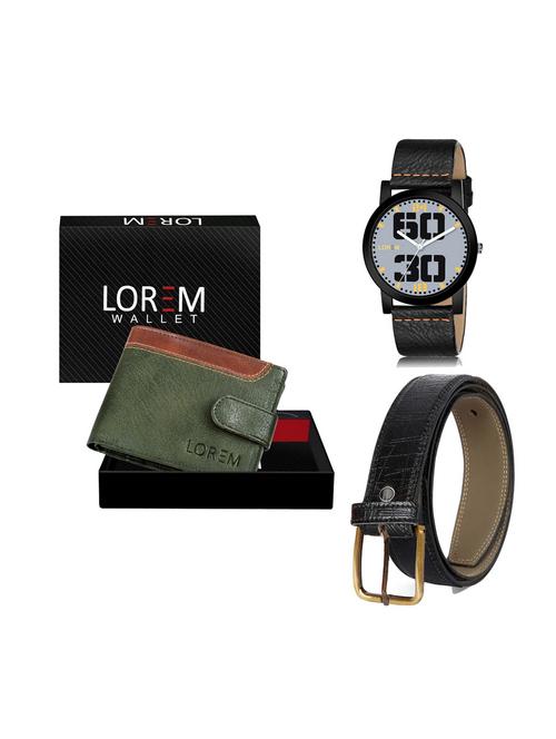 belt, wallet & watch combo - 19250105 - Very Small Image - 1