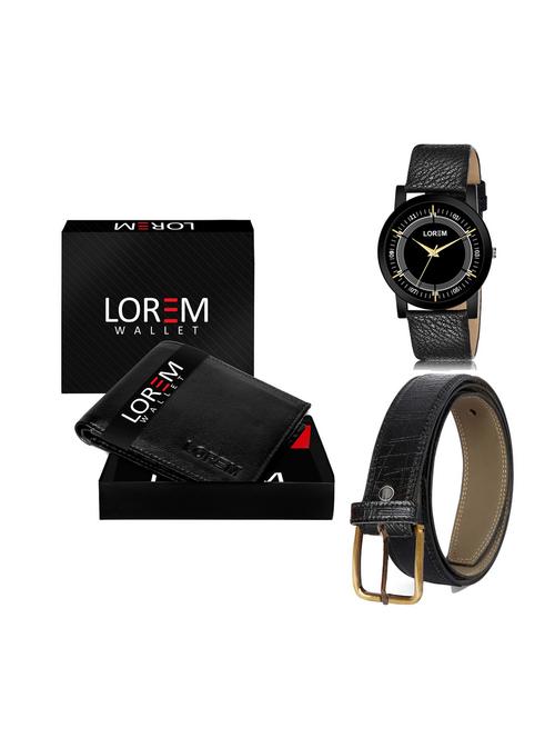 belt, wallet & watch gift combo - 19250189 - Very Small Image - 1