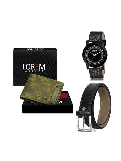 belt, wallet & watch gift combo - 19250198 - Very Small Image - 1