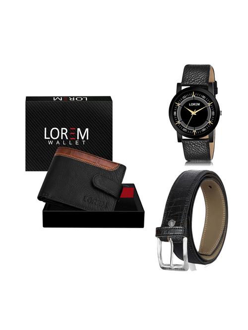 belt, wallet & watch gift combo - 19250372 - Very Small Image - 1
