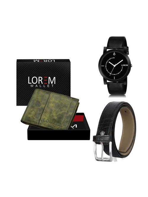 belt, wallet & watch gift combo - 19250480 - Very Small Image - 1