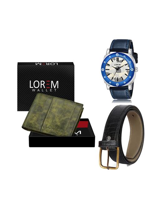 belt, wallet & watch gift combo - 19251287 - Very Small Image - 1