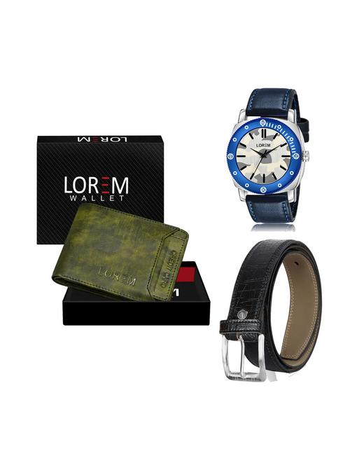 belt, wallet & watch gift combo - 19251344 - Very Small Image - 1