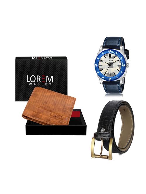 belt, wallet & watch gift combo - 19251351 - Very Small Image - 1