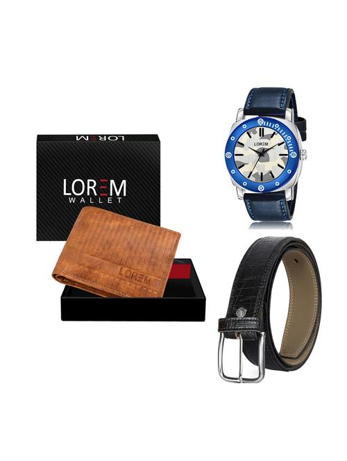 belt, wallet & watch gift combo - 19251354 - Very Small Image - 1