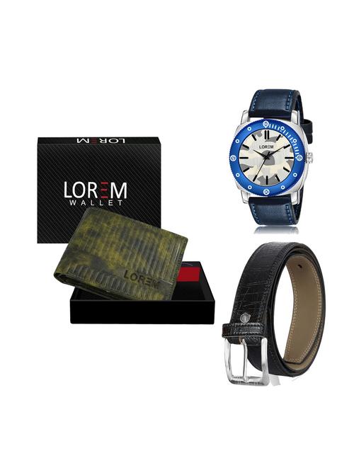 belt, wallet & watch gift combo - 19251362 - Very Small Image - 1