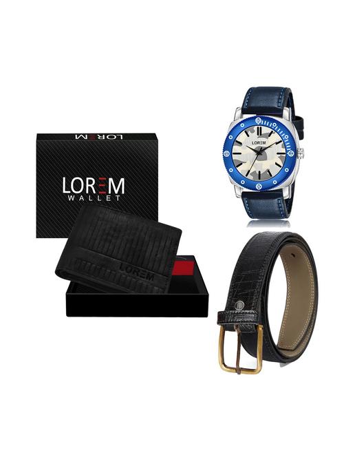belt, wallet & watch gift combo - 19251365 - Very Small Image - 1