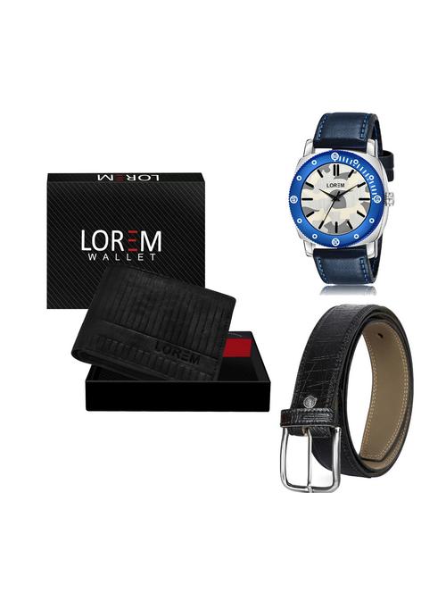 belt, wallet & watch gift combo - 19251366 - Very Small Image - 1