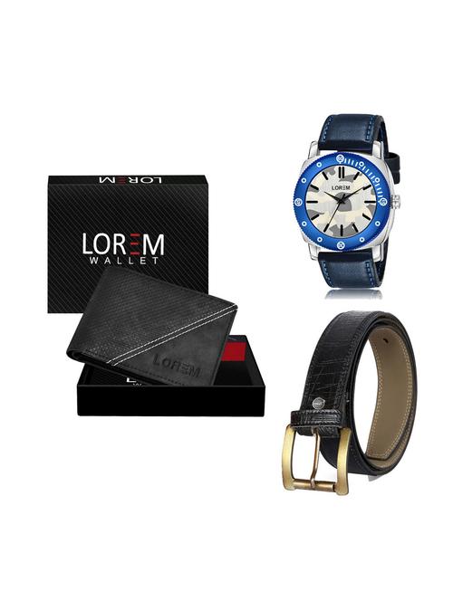 belt, wallet & watch gift combo - 19251387 - Very Small Image - 1