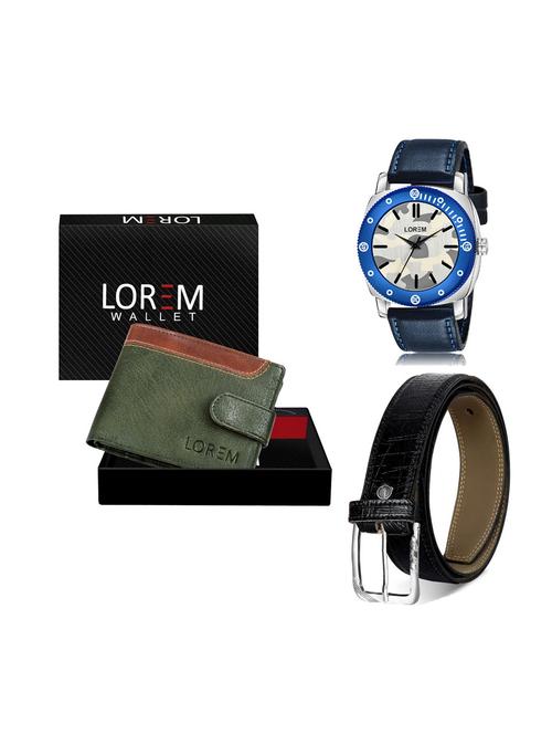 belt, wallet & watch gift combo - 19251457 - Very Small Image - 1