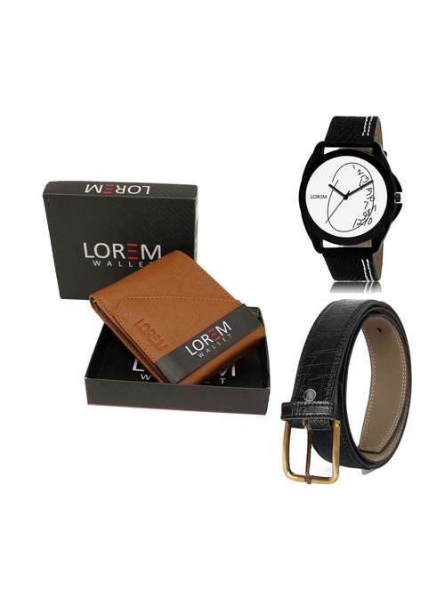 belt, wallet & watch gift combo - 19251461 - Very Small Image - 1