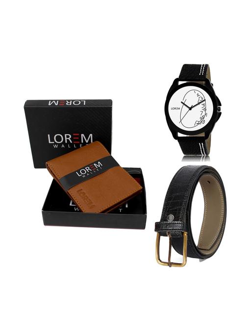 belt, wallet & watch gift combo - 19251467 - Very Small Image - 1
