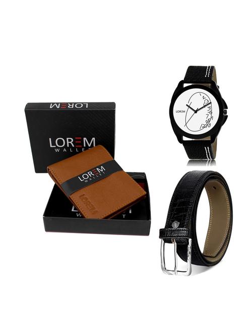 belt, wallet & watch gift combo - 19251469 - Very Small Image - 1