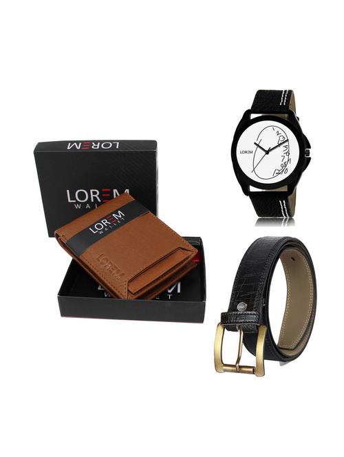 belt, wallet & watch gift combo - 19251471 - Very Small Image - 1