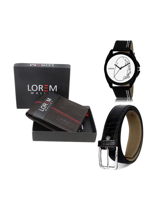 belt, wallet & watch gift combo - 19251493 - Very Small Image - 1