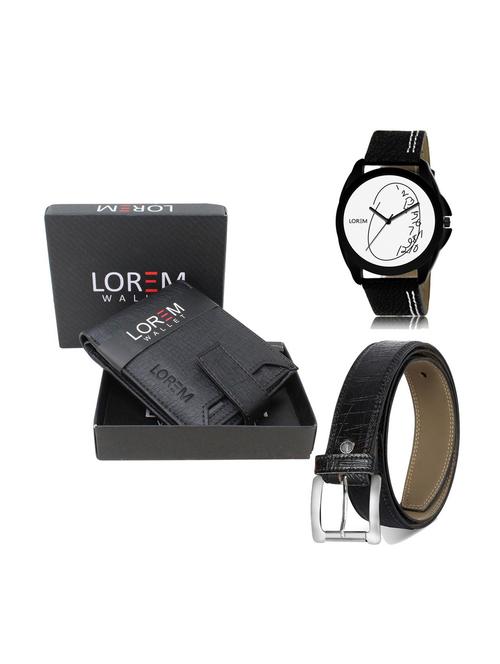 belt, wallet & watch gift combo - 19251496 - Very Small Image - 1