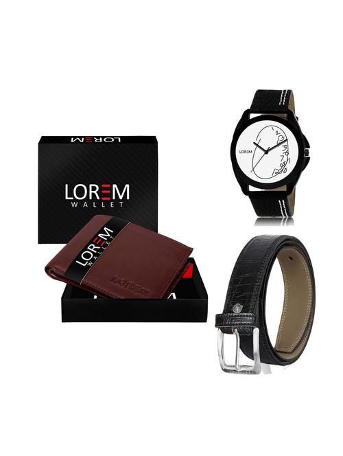 belt, wallet & watch gift combo - 19251536 - Very Small Image - 1