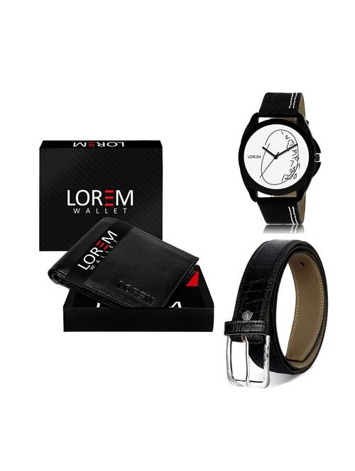 belt, wallet & watch gift combo - 19251541 - Very Small Image - 1