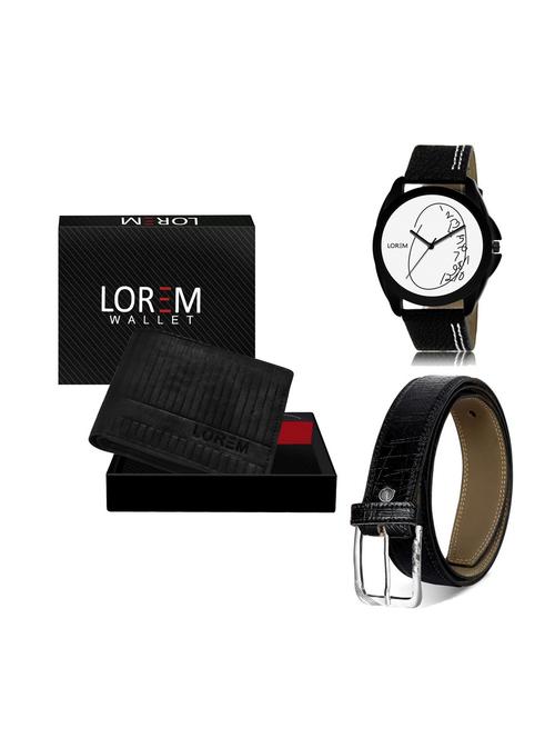 belt, wallet & watch gift combo - 19251637 - Very Small Image - 1