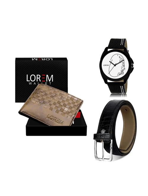 belt, wallet & watch gift combo - 19251667 - Very Small Image - 1