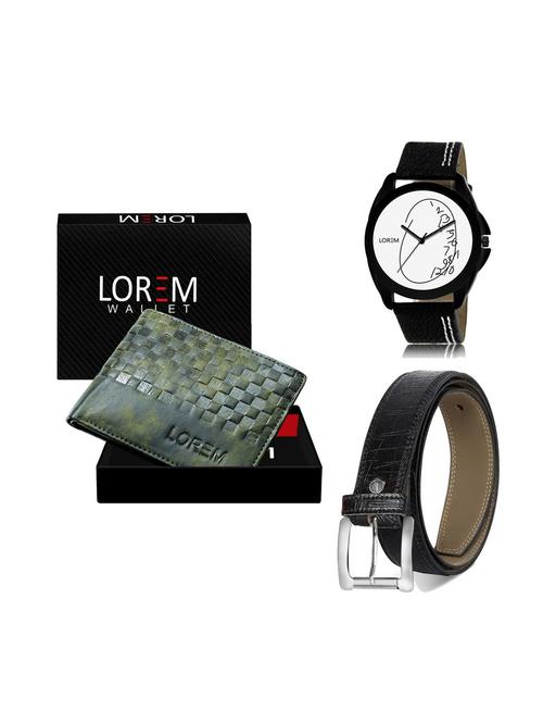 belt, wallet & watch gift combo - 19251676 - Very Small Image - 1