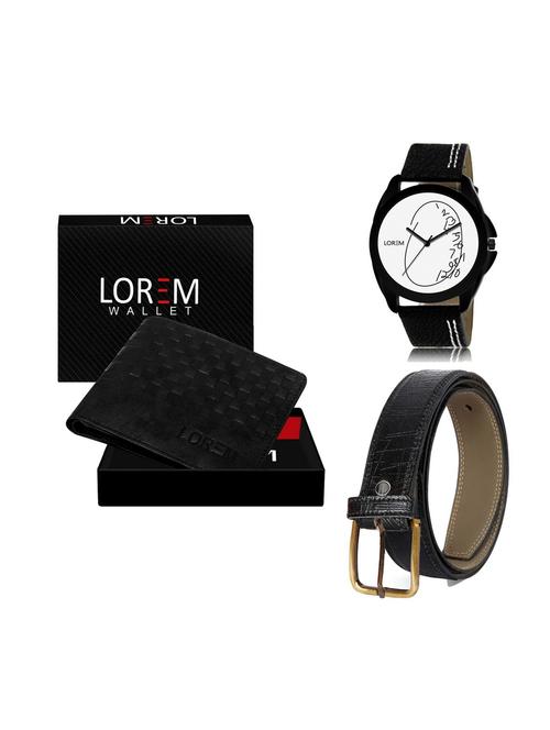 belt, wallet & watch gift combo - 19251683 - Very Small Image - 1