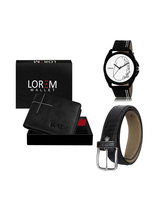 belt, wallet & watch gift combo - 19251690 - Very Small Image - 1