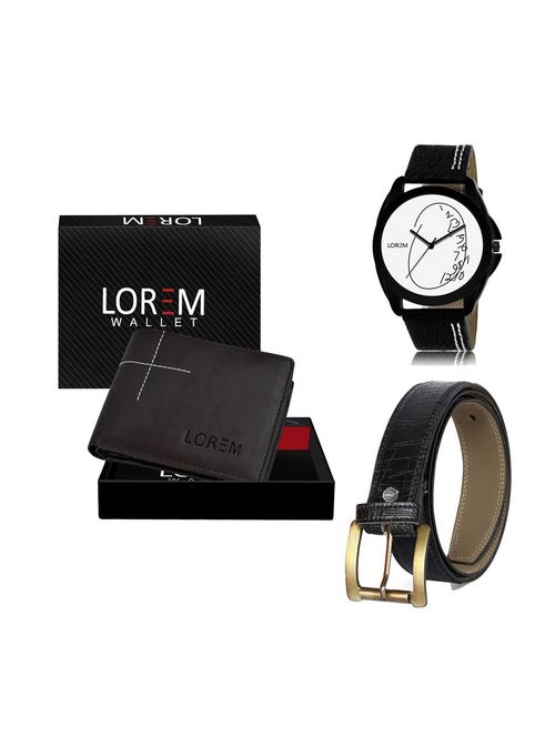 belt, wallet & watch gift combo - 19251693 - Very Small Image - 1
