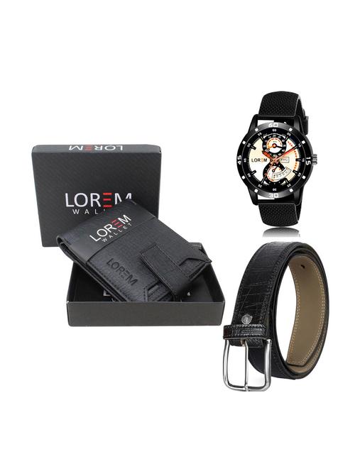 belt, wallet & watch combo - 19251768 - Very Small Image - 1