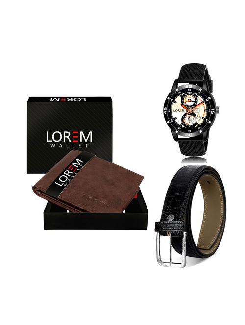 belt, wallet & watch combo - 19251793 - Very Small Image - 1