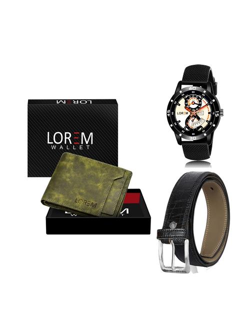 belt, wallet & watch combo - 19251818 - Very Small Image - 1