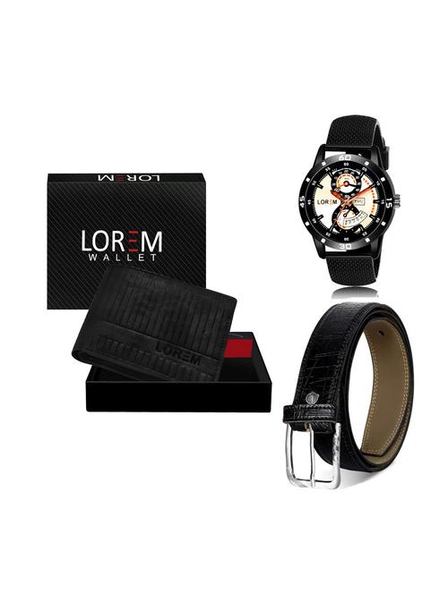 belt, wallet & watch combo - 19251907 - Very Small Image - 1