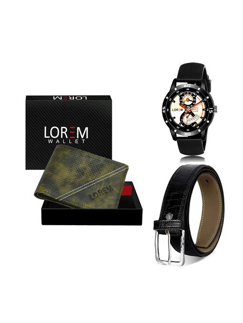 belt, wallet & watch combo - 19251925 - Very Small Image - 1